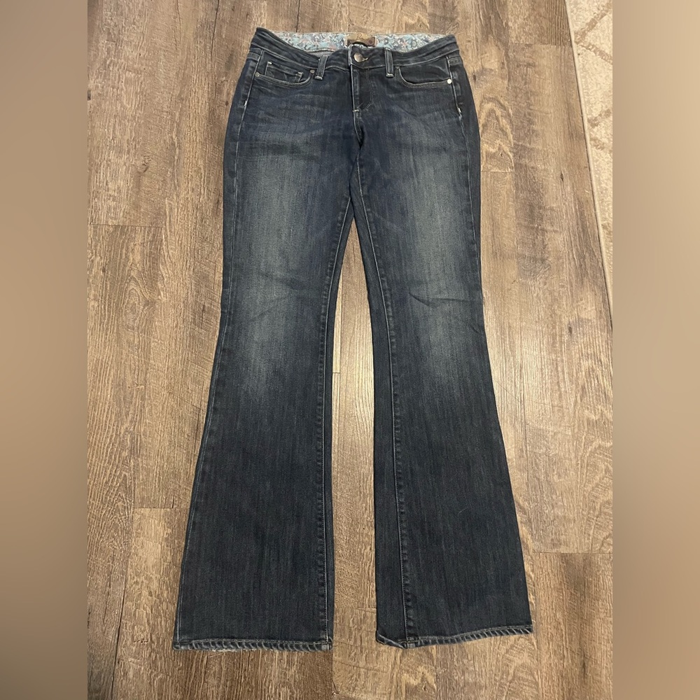 Paige Bootcut Denim Blue Jeans Size 28
